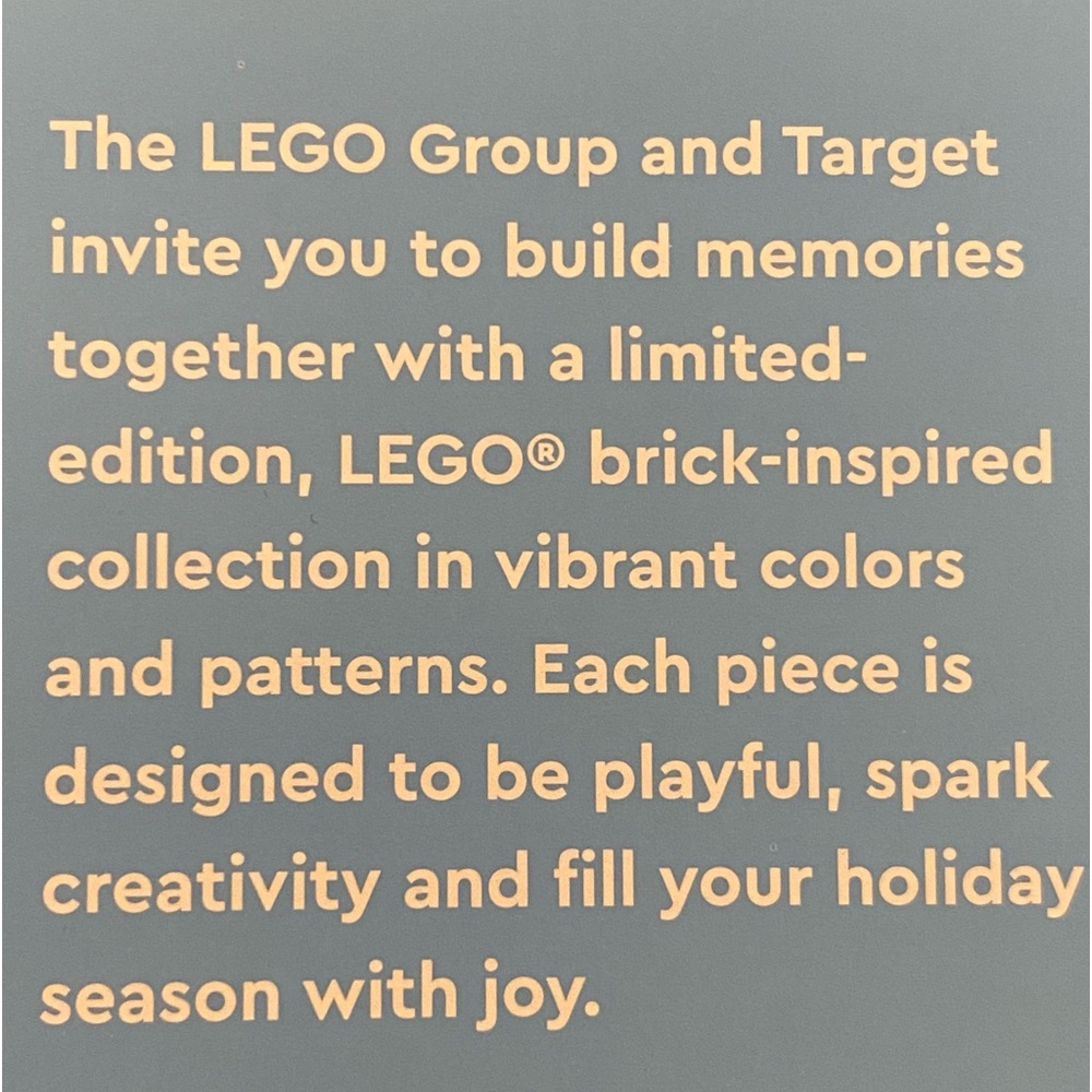 NWT LEGO Collection x Target Urban Bricks Lightweight Reusable Tote - Picture 3 of 5